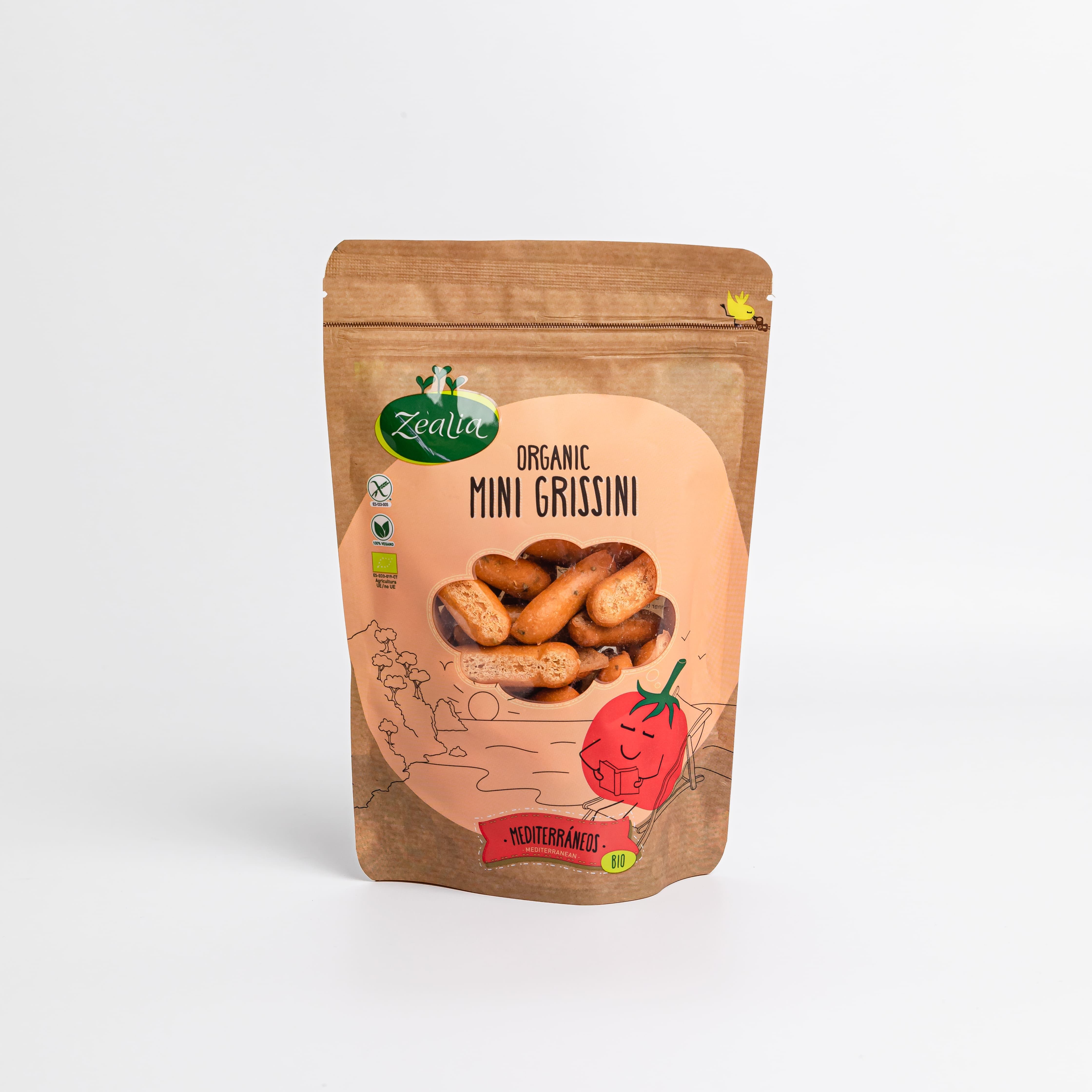 MINI GRISSINI MEDITERRÁNEO S/G BIO 75gr-ZEALIA