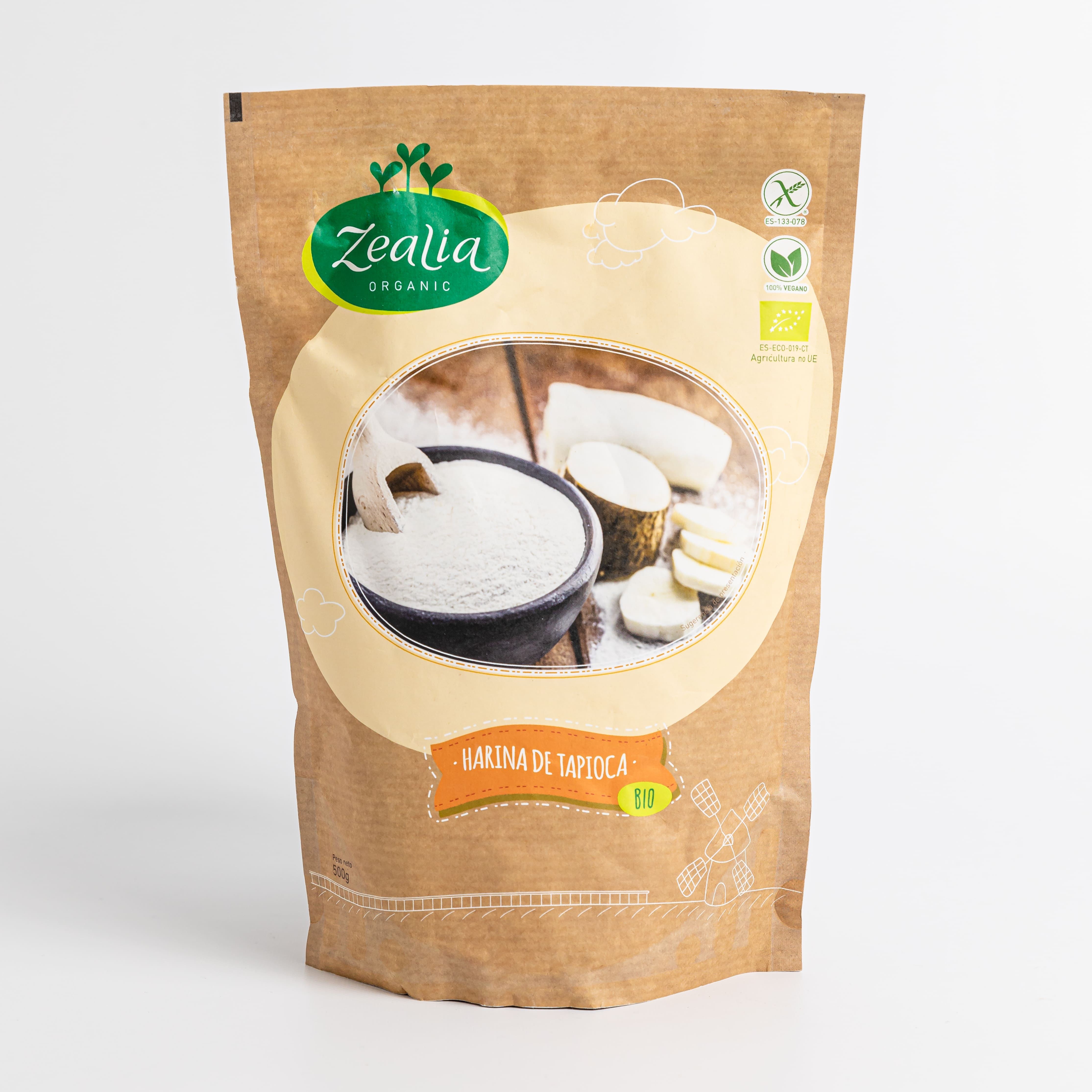 HARINA TAPIOCA S/G BIO 500gr-ZEALIA