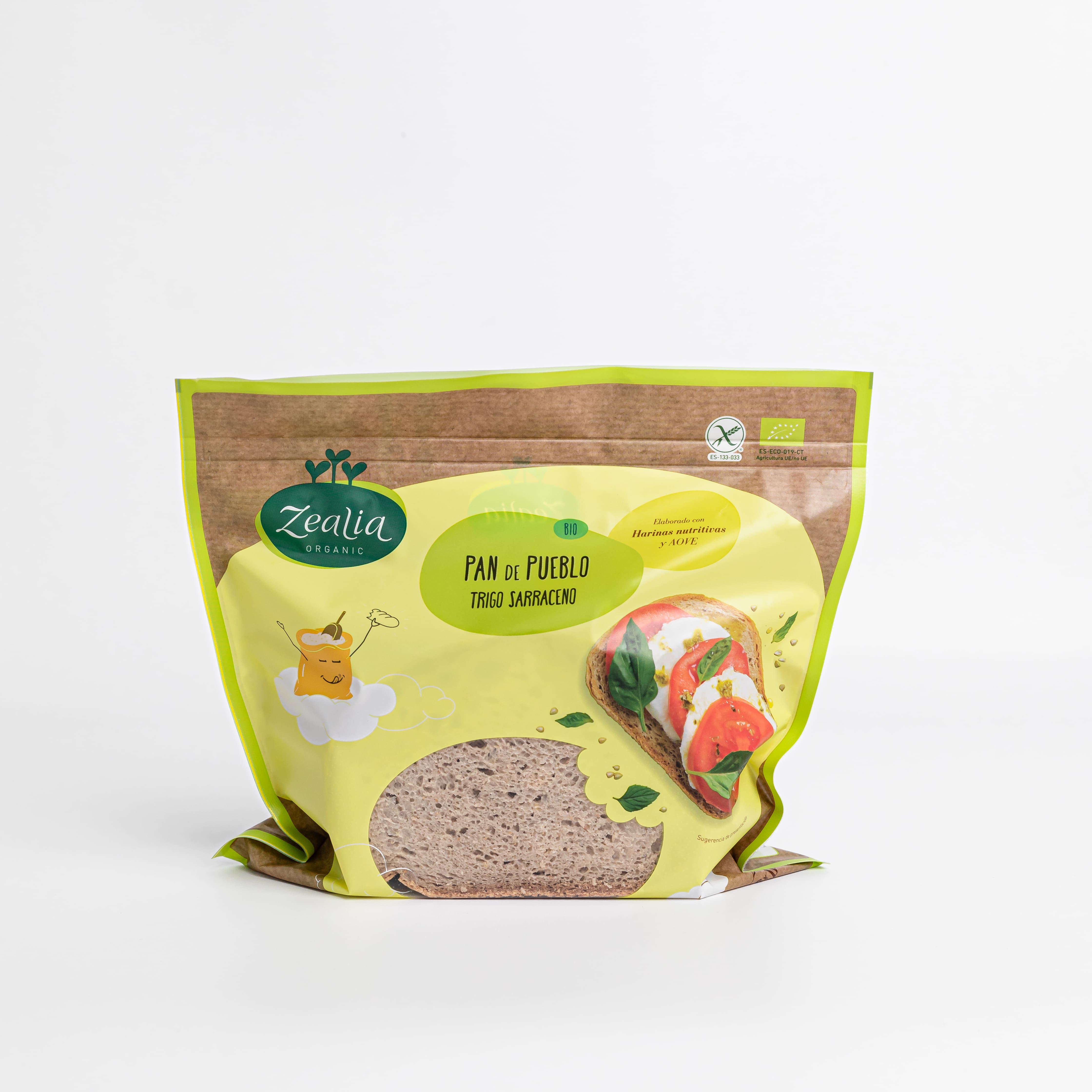 PAN PUEBLO TRIGO SARRACENO S/G BIO 330gr-ZEALIA