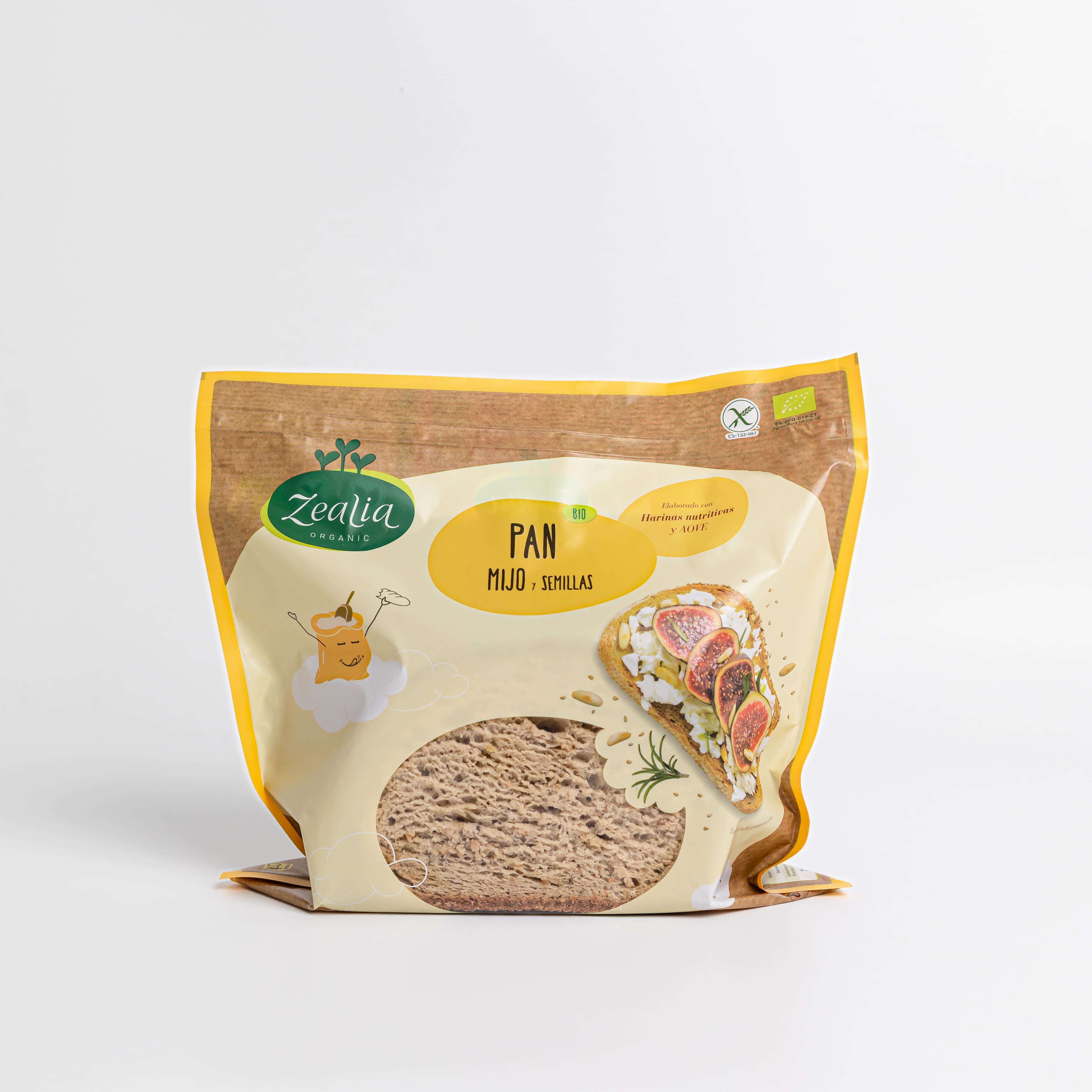PAN MIJO Y SEMILLAS S/G BIO 330gr-ZEALIA