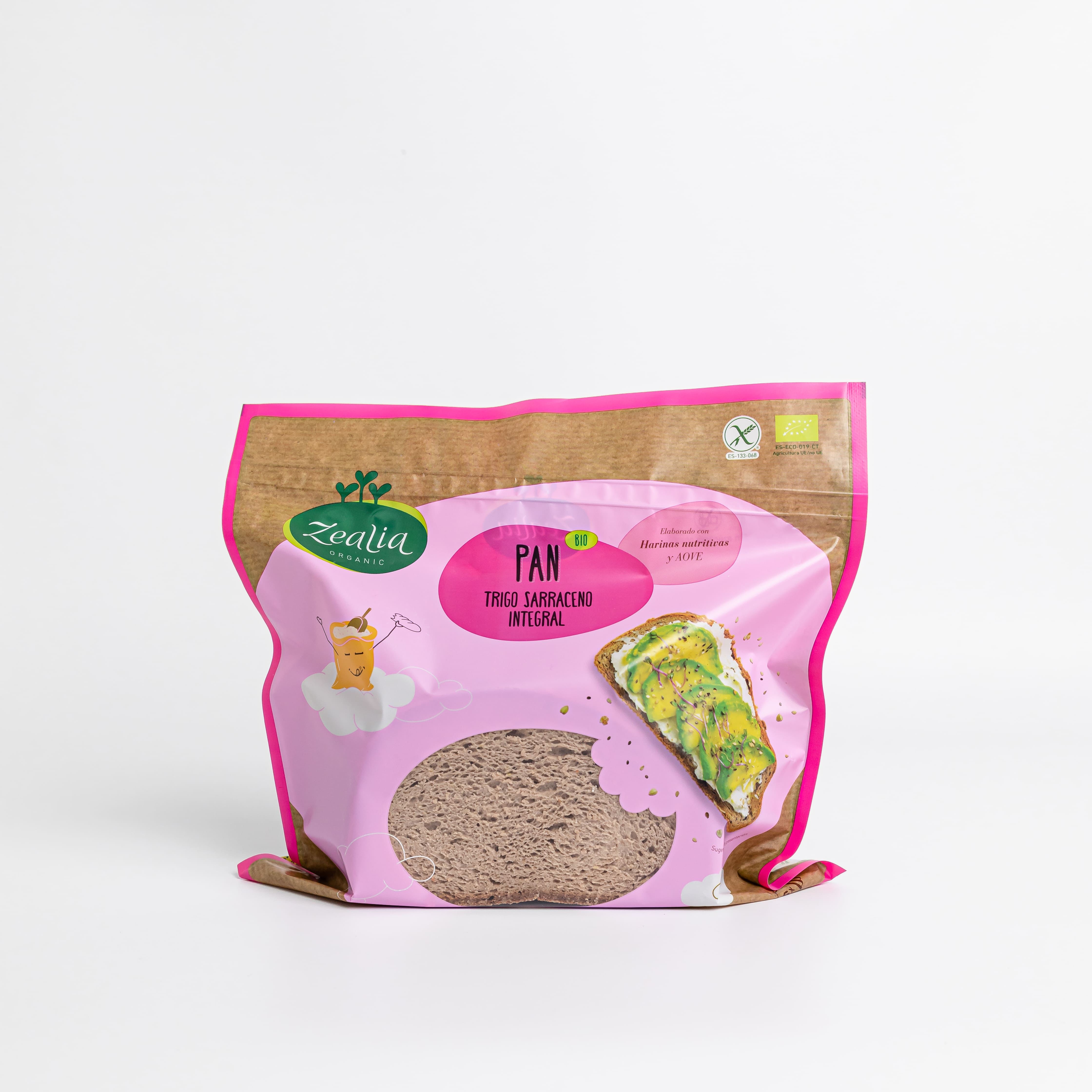 PAN TRIGO SARRACENO INTEGRAL S/G BIO 330gr-ZEALIA