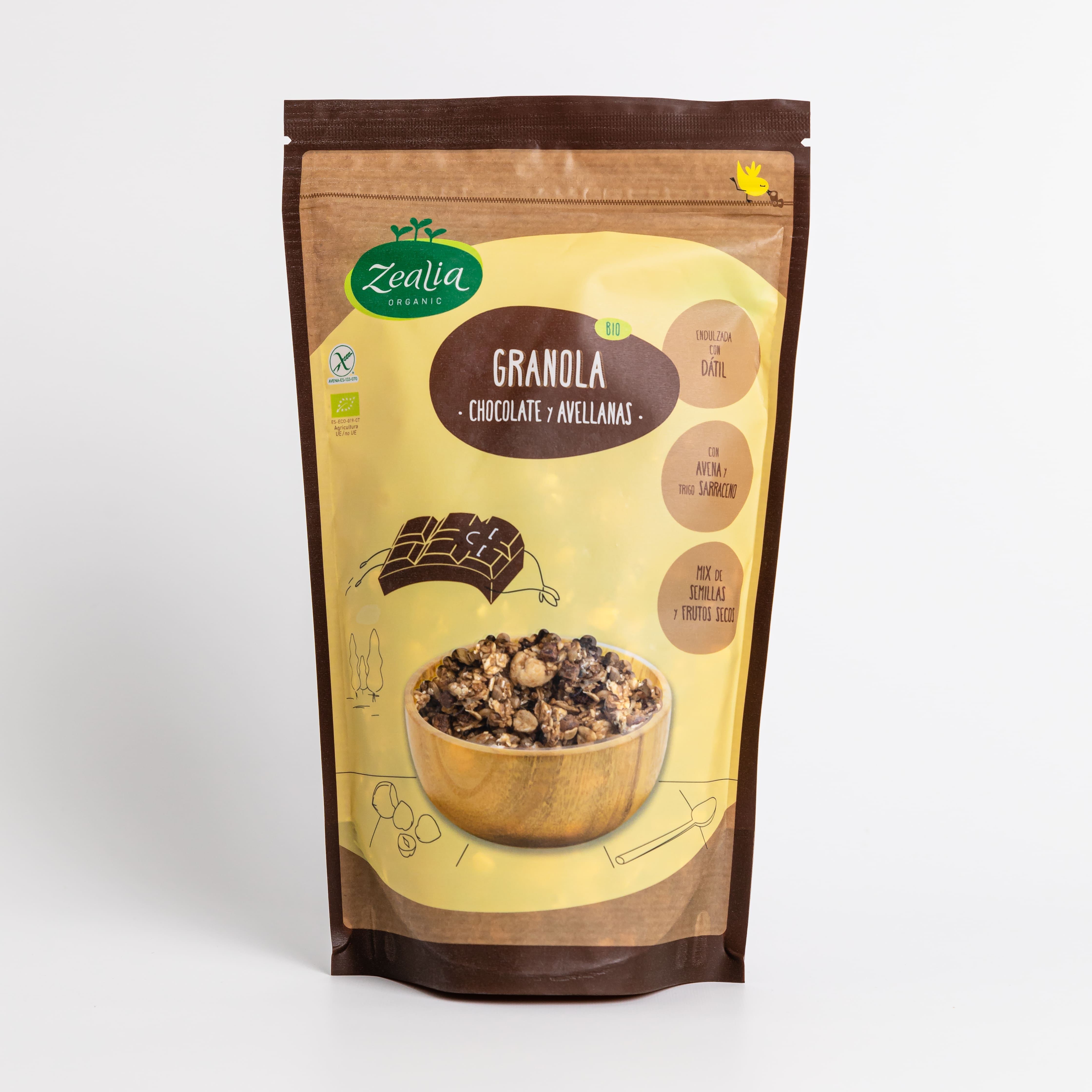 GRANOLA CHOCOLATE AVELLANAS/G BIO 300gr-ZEALIA