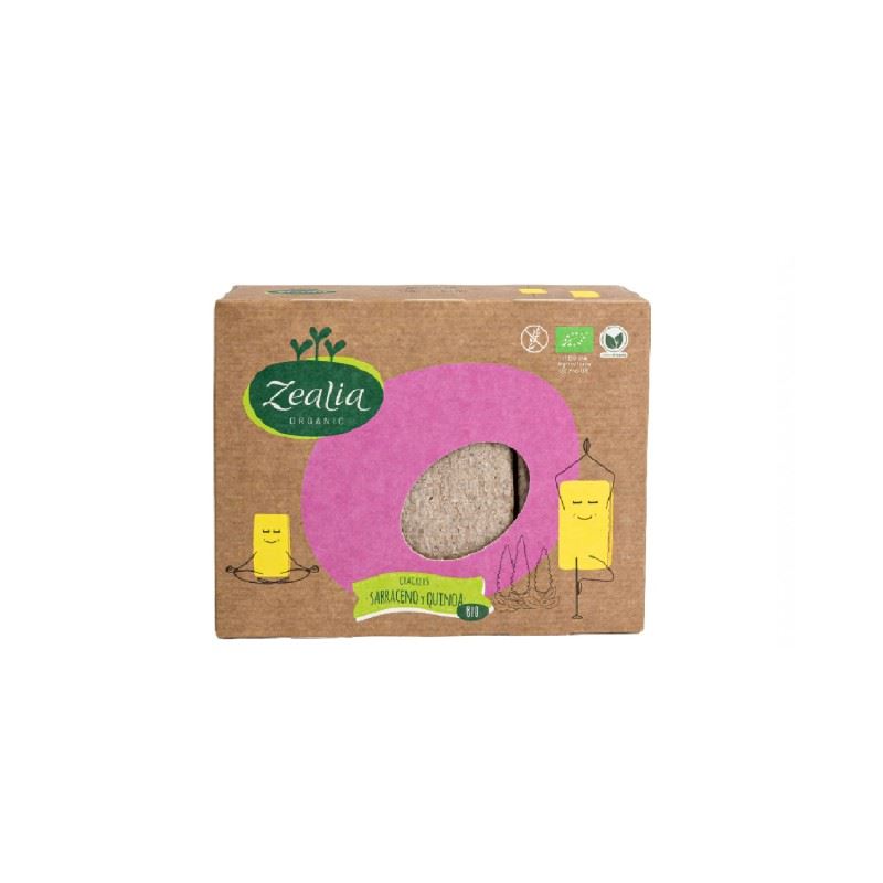 CRACKERS SARRACENO Y QUINOA S/G BIO 120gr-ZEALIA