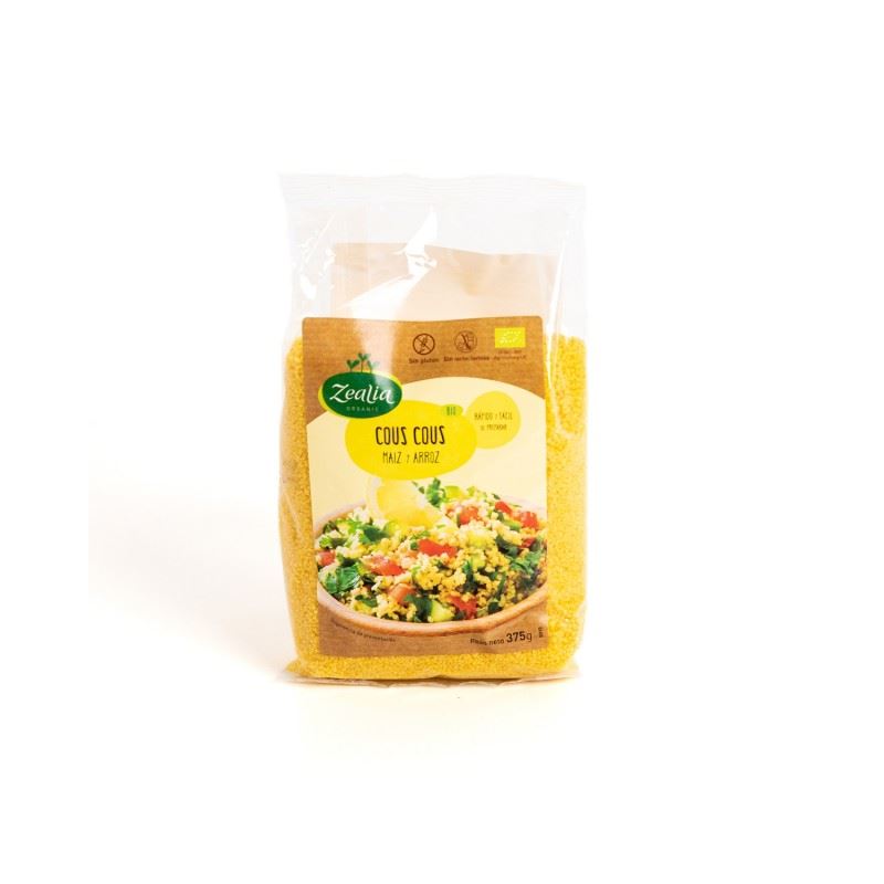 COUSCOUS MAÍZ ARROZ S/G BIO 375gr-ZEALIA