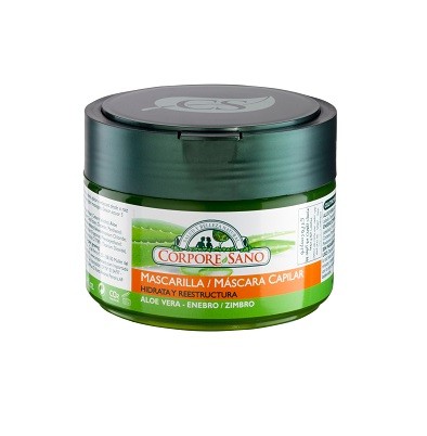 MASCARILLA CAPILAR ALOE Y ENEBRO 250ml-CORPORE