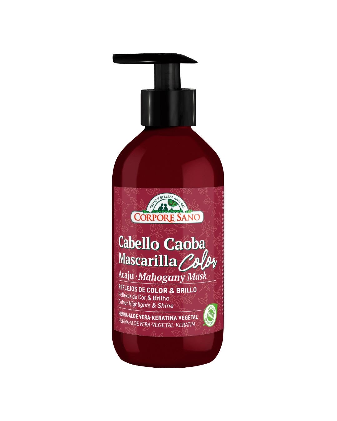 MASCARILLA CAPILAR CAOBA 280ml-CORPORE
