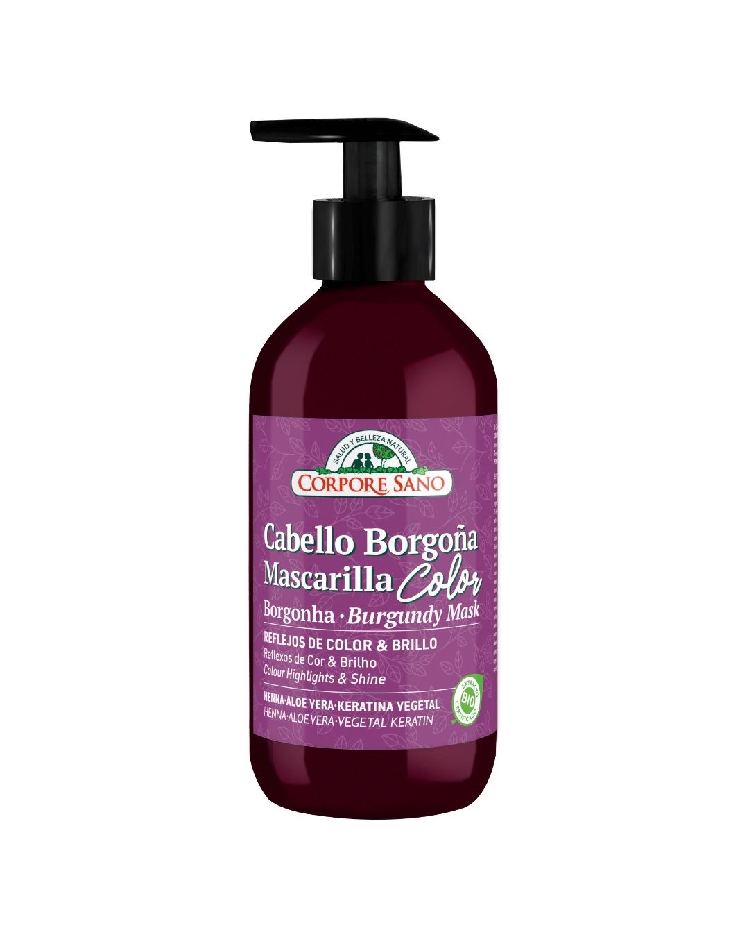 MASCARILLA CAPILAR BORGOÑA 280ml-CORPORE