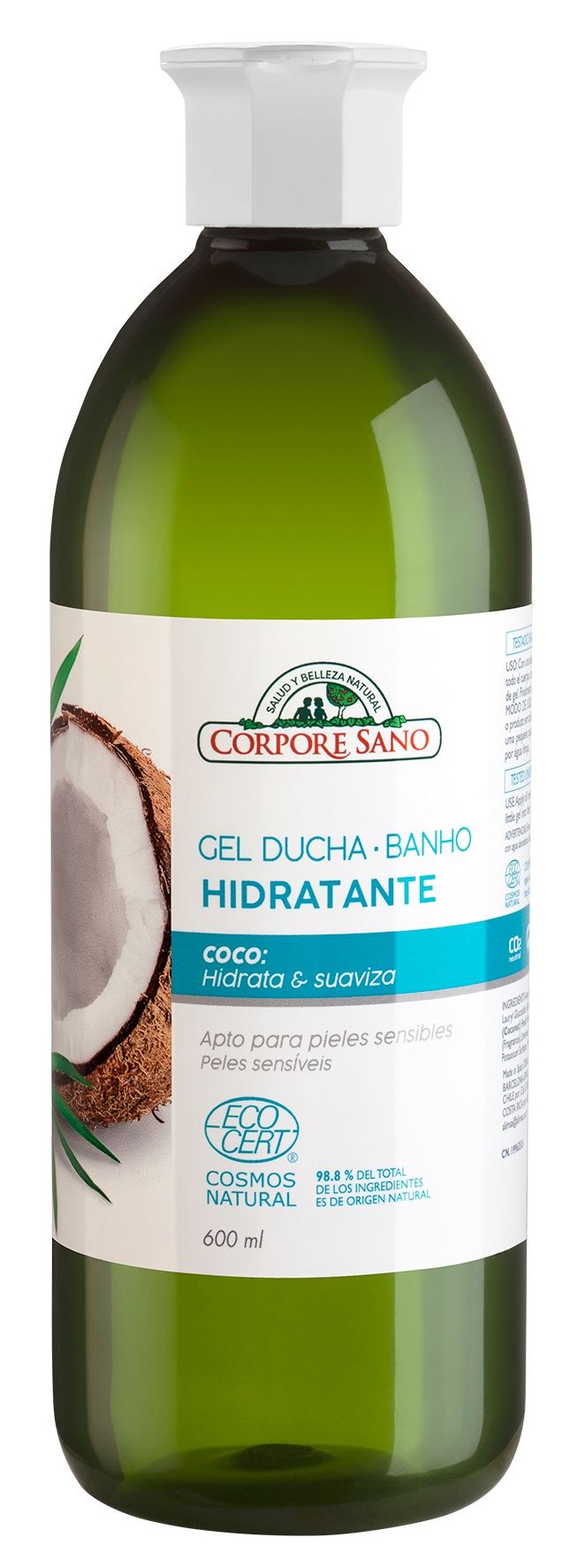 GEL DUCHA HIDRATANTE ECOCERT 600ml-CORPORE