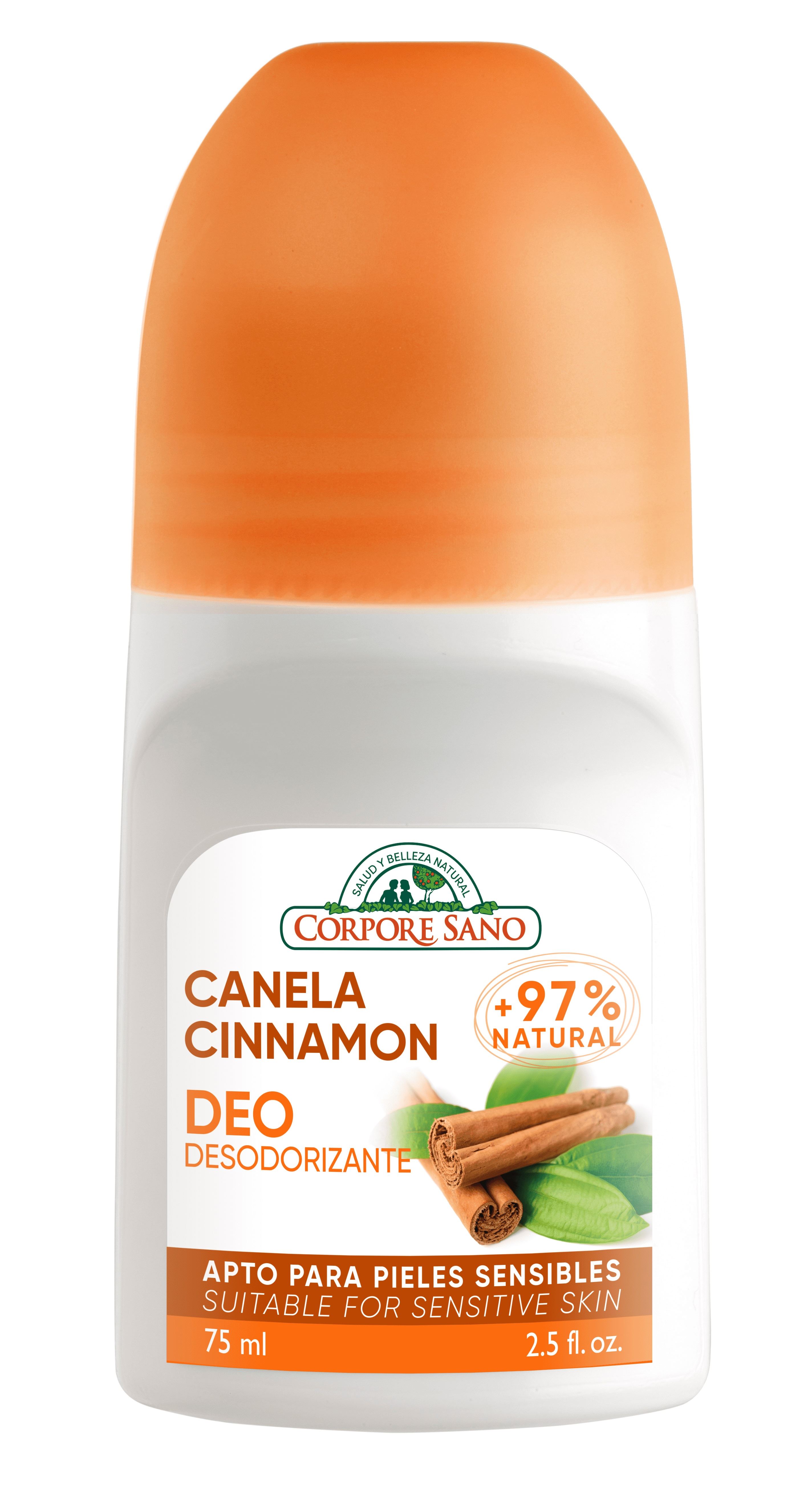 DESODORANTE ROLL ON CANELA BIO 75ml-CORPORE 