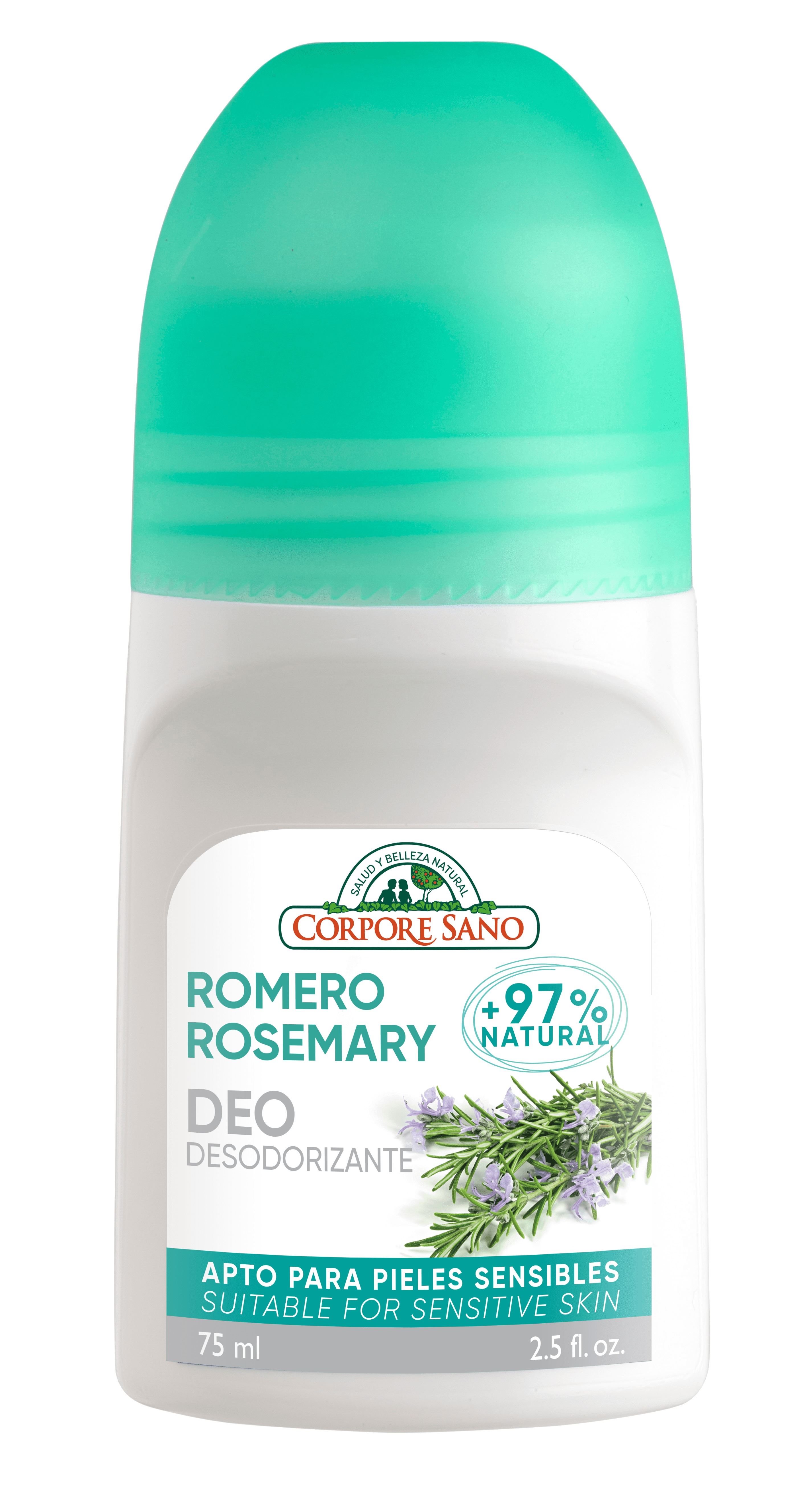 DESODORANTE ROLL ON ROMERO BIO 75ml-CORPORE