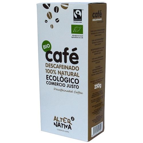 CAFÉ DESCAFEINADO MOLIDO FT BIO 250gr-ALTERNATIVA