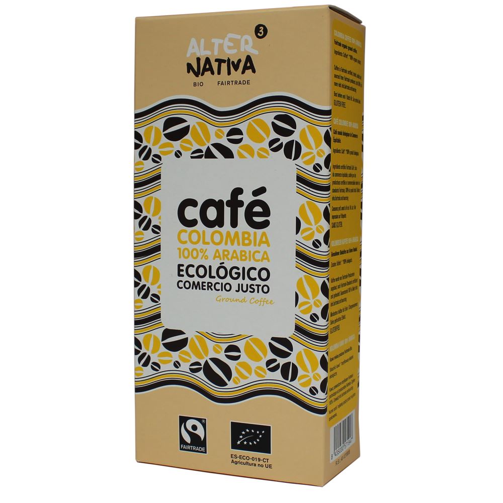 CAFÉ COLOMBIA MOLIDO FT BIO 250gr-ALTERNATIVA