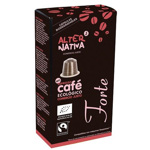 CAFÉ FORTE FT CÁPSULAS BIO 10x5gr-ALTERNATIVA