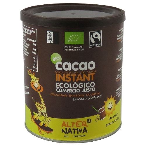 CACAO INSTANT BOTE FT BIO 400gr-ALTERNATIVA 