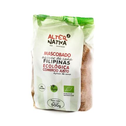 AZÚCAR DE CAÑA MASCOBADO FILIPINAS BIO 500gr-ALTERNATIVA