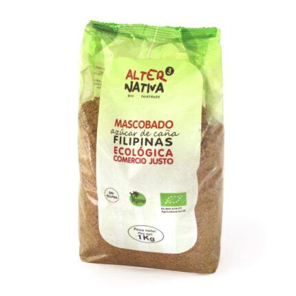 AZÚCAR DE CAÑA MASCOBADO FILIPINAS BIO 1kg-ALTERNATIVA