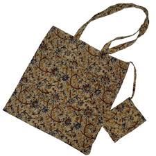 BOLSA ALGODÓN KALAMKARI BRISA 40X40cm.-ALTERNATIVA 