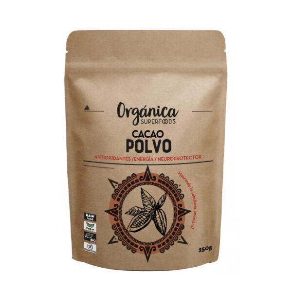 CACAO POLVO RAW BIO 200gr-ORGÁNICA