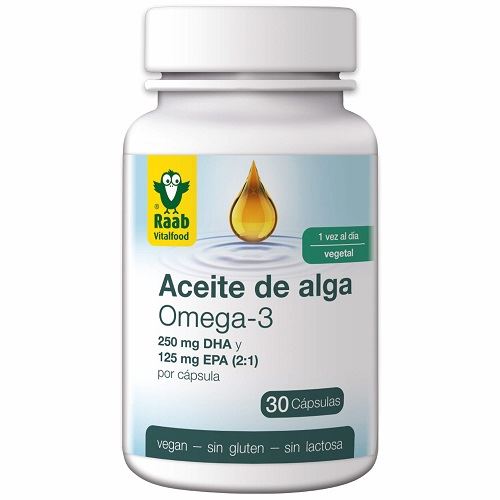 ACEITE ALGA - OMEGA 3 VEGETAL 1183 mg 30caps-RAAB