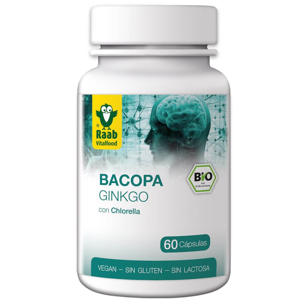 BACOPA Y GINKGO 550mg BIO 60caps-RAAB