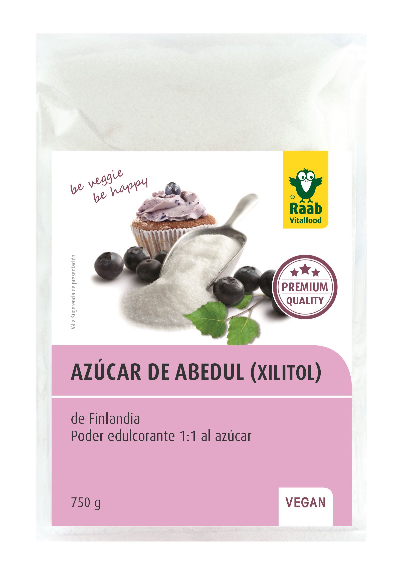 AZÚCAR DE ABEDUL (XILITOL) PREMIUM BOLSA 750gr-RAAB