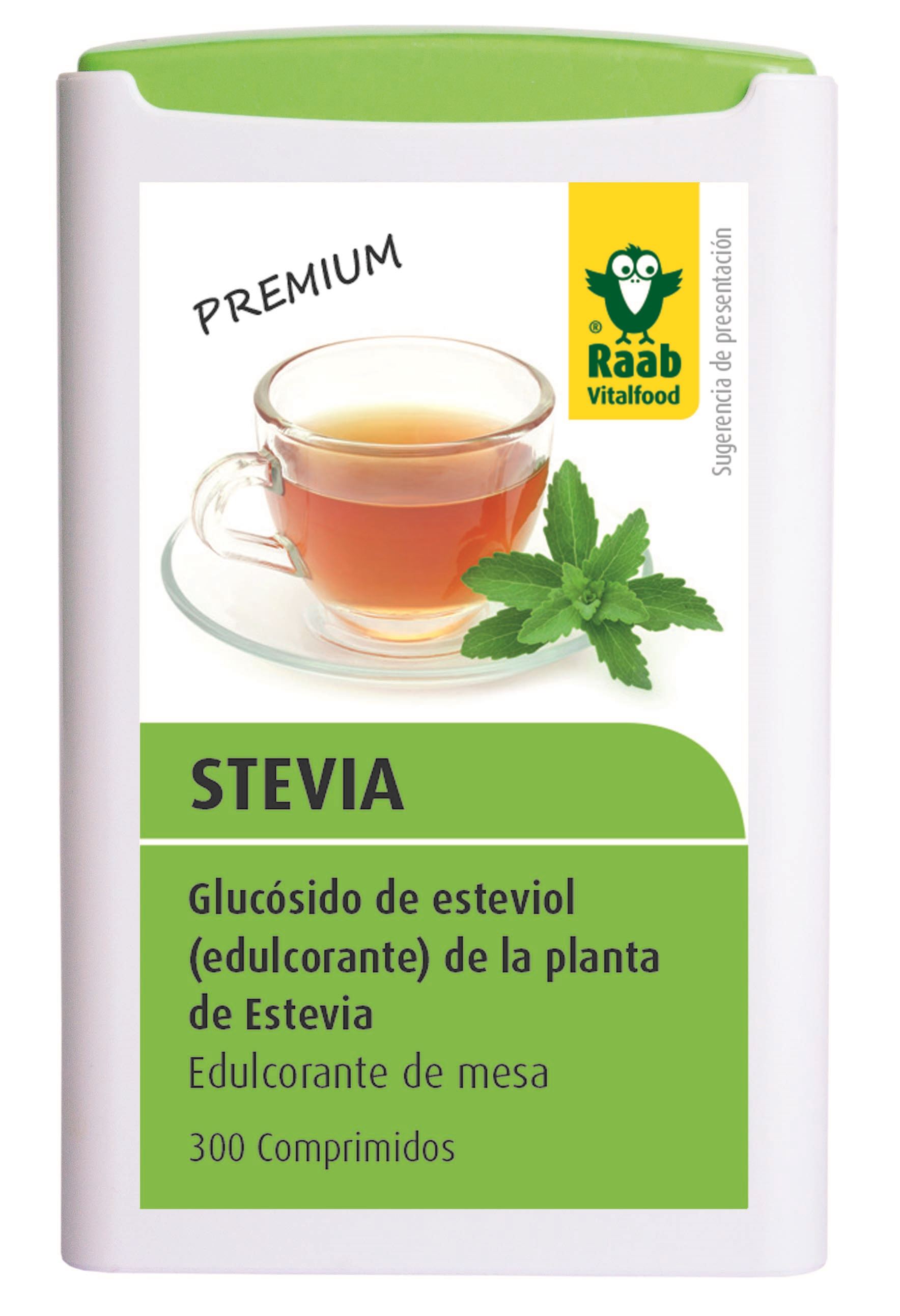 STEVIA DISPENSADOR 300comp-RAAB