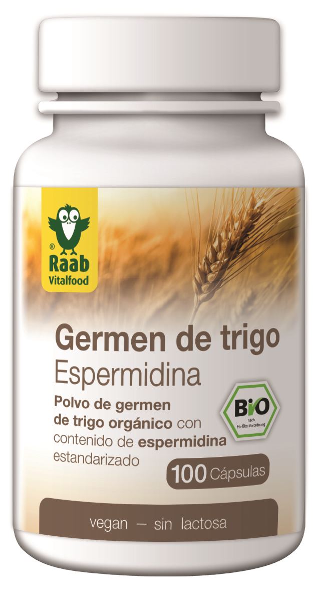 ESPERMIDINA 600mg (Germen de trigo) BIO 100caps-RAAB