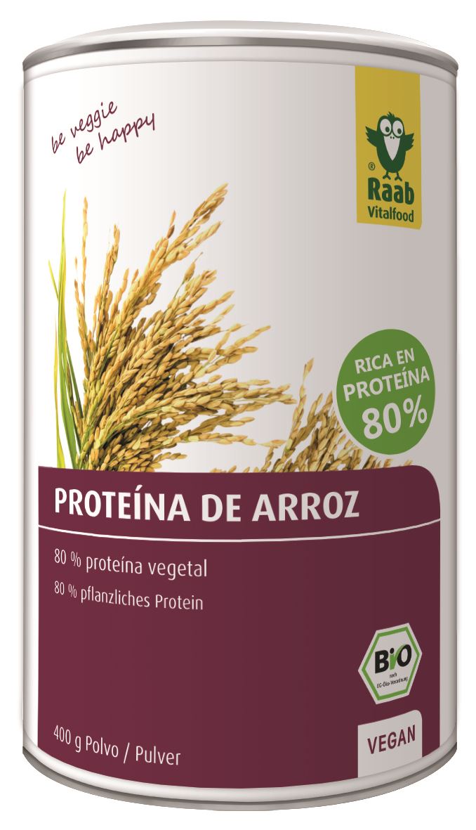 PROTEÍNA ARROZ POLVO BIO 400gr-RAAB