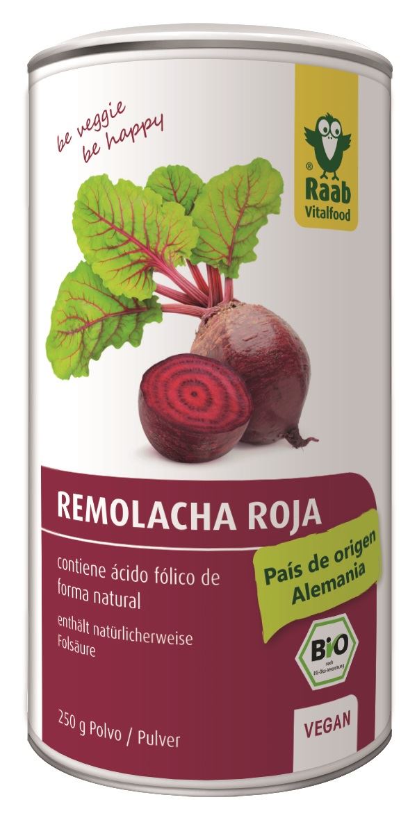 REMOLACHA ROJA POLVO BIO 250gr-RAAB 