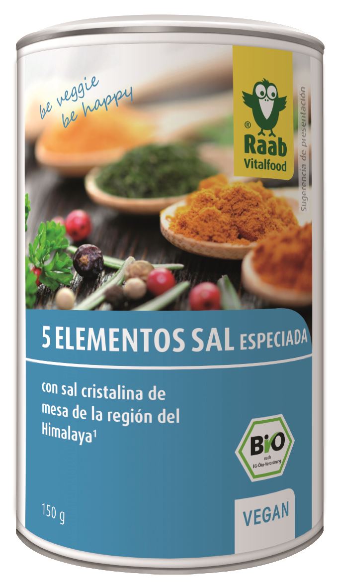 SAL HIMALAYA 5 ELEMENTOS SALERO BIO 150gr-RAAB