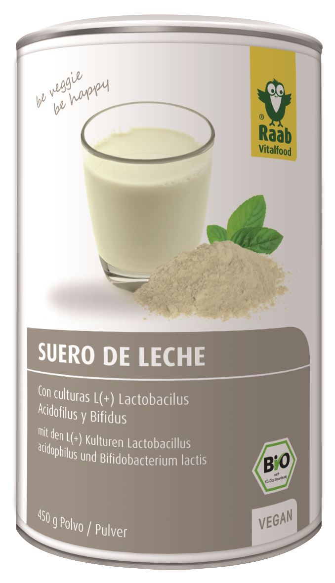 SUERO DE LECHE DULCE NATURAL POLVO BIO 450gr-RAAB