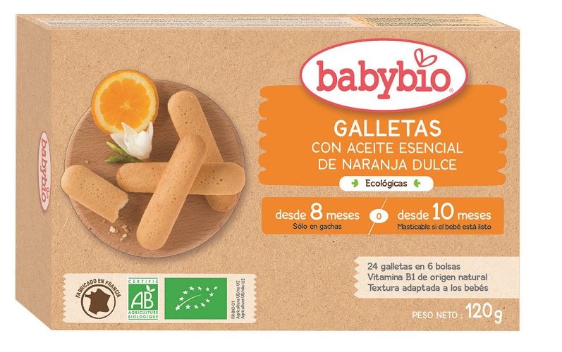 GALLETAS DENTICIÓN BABYBIO 120 gr.