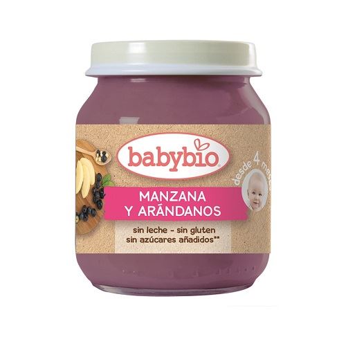 POTITO MANZANA ARÁNDANOS 130 gr - BABYBIO 