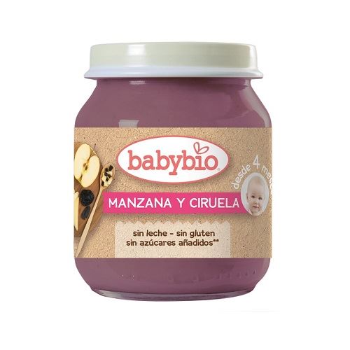 POTITO MANZANA CIRUELA 130 gr - BABYBIO 