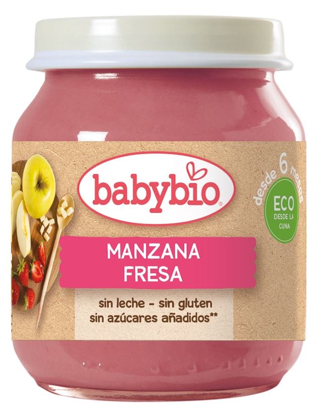 POTITO MANZANA FRESA 130gr - BABYBIO 