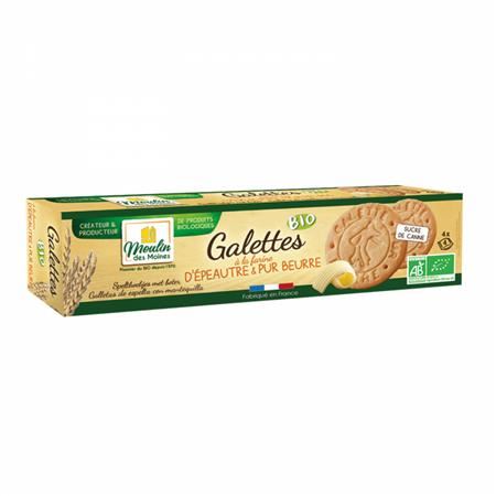 GALLETA ESPELTA PURA MANTEQUILLA BIO 125gr- MOULIN