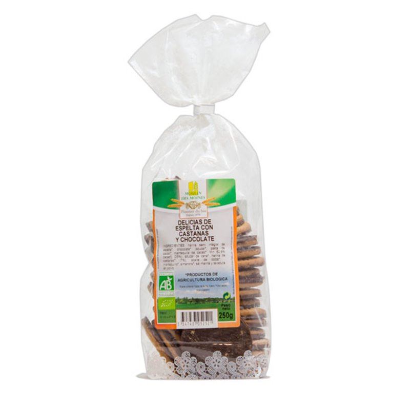 DELICIAS ESPELTA CASTAÑA/CHOCOLATE BIO 250gr- MOULIN