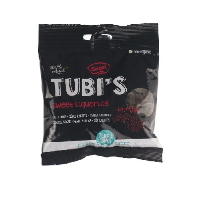 REGALIZ DULCE BIO TUBI´S 100 gr-TERRASANA