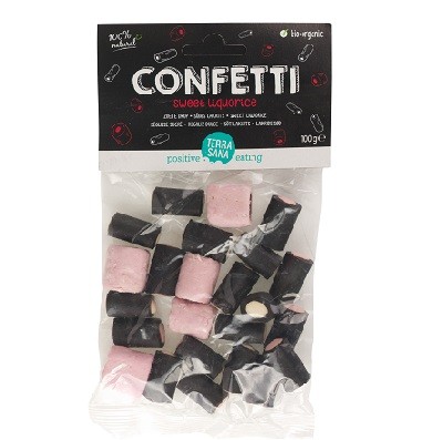 REGALIZ DULCE CONFETTI BIO 100 gr-TERRASANA