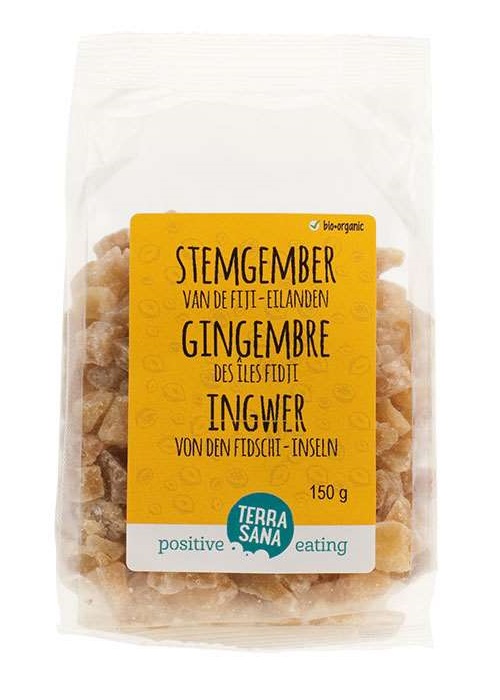 CARAMELOS JENGIBRE SLAS FIDJI BIO 150 gr -TERRASANA