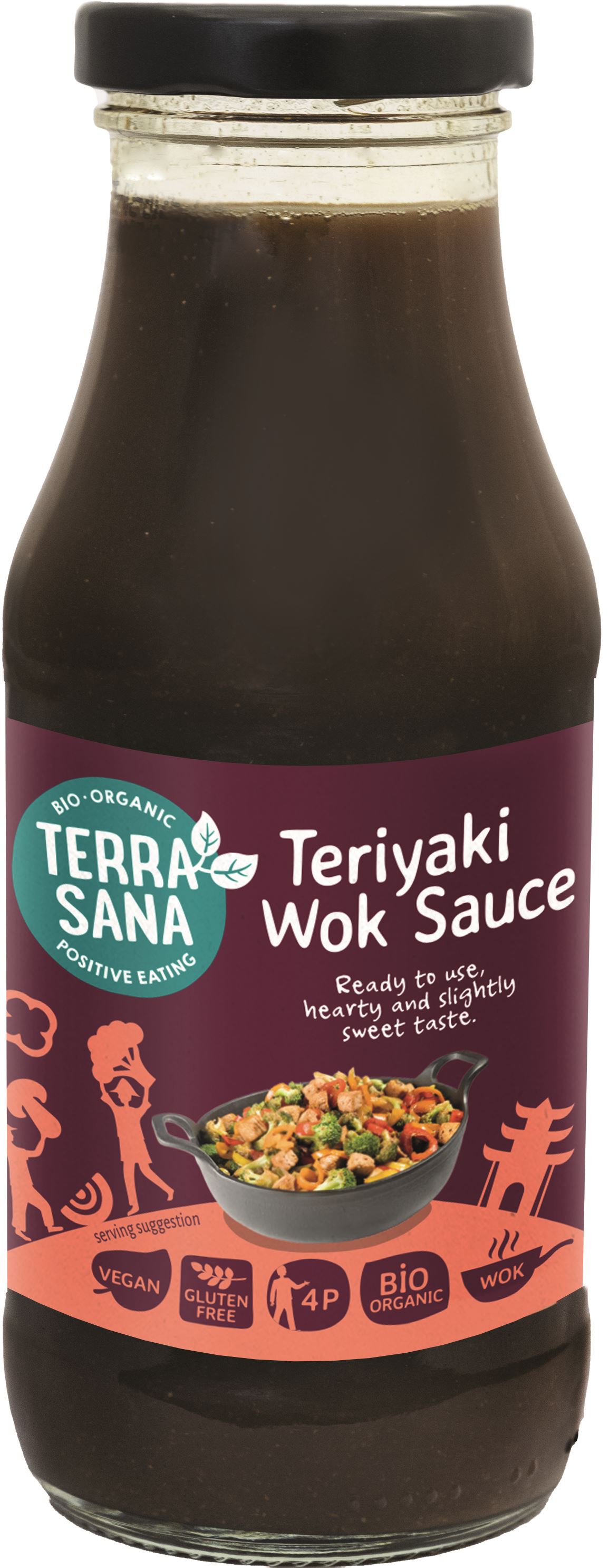 TERIYAKI SALSA WOK 240ml BIO-TERRASANA