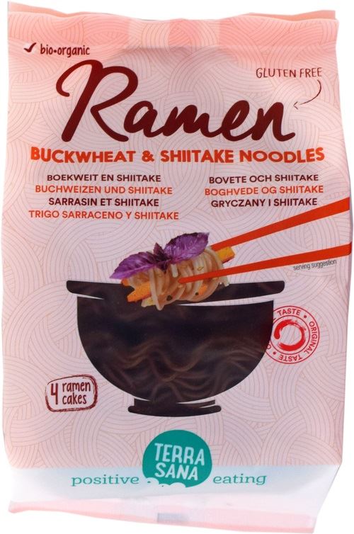 RAMEN DE TRIGO SARRACENO CON SHITAKE BIO 280gr -TERRASANA