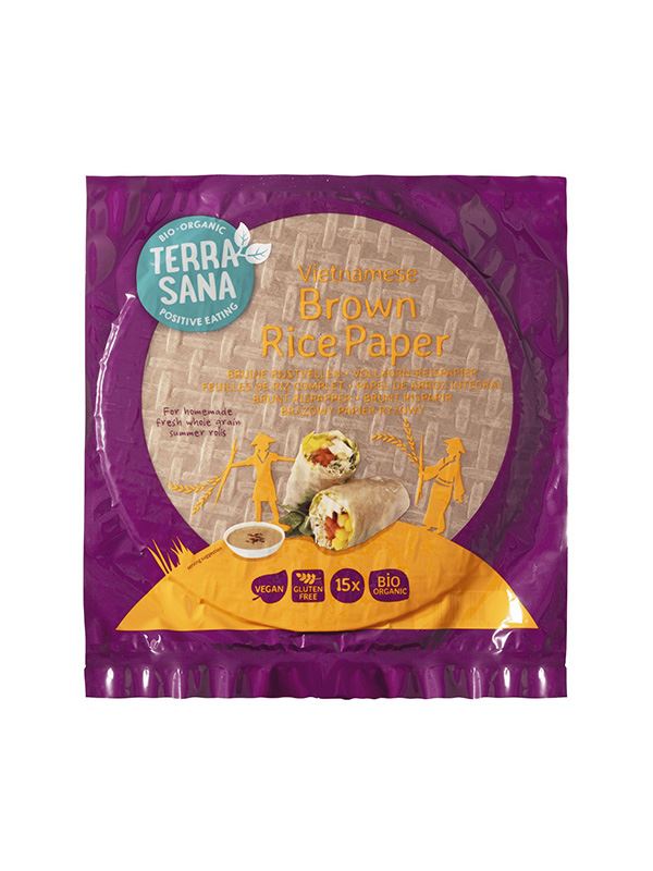 HOJAS ARROZ INTEGRAL 15 udes. 150gr.-TERRASANA