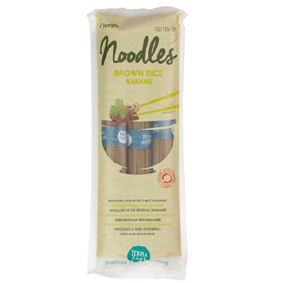 NOODLES ARROZ INTEG. CON WAKAME BIO 250 gr-TERRASANA