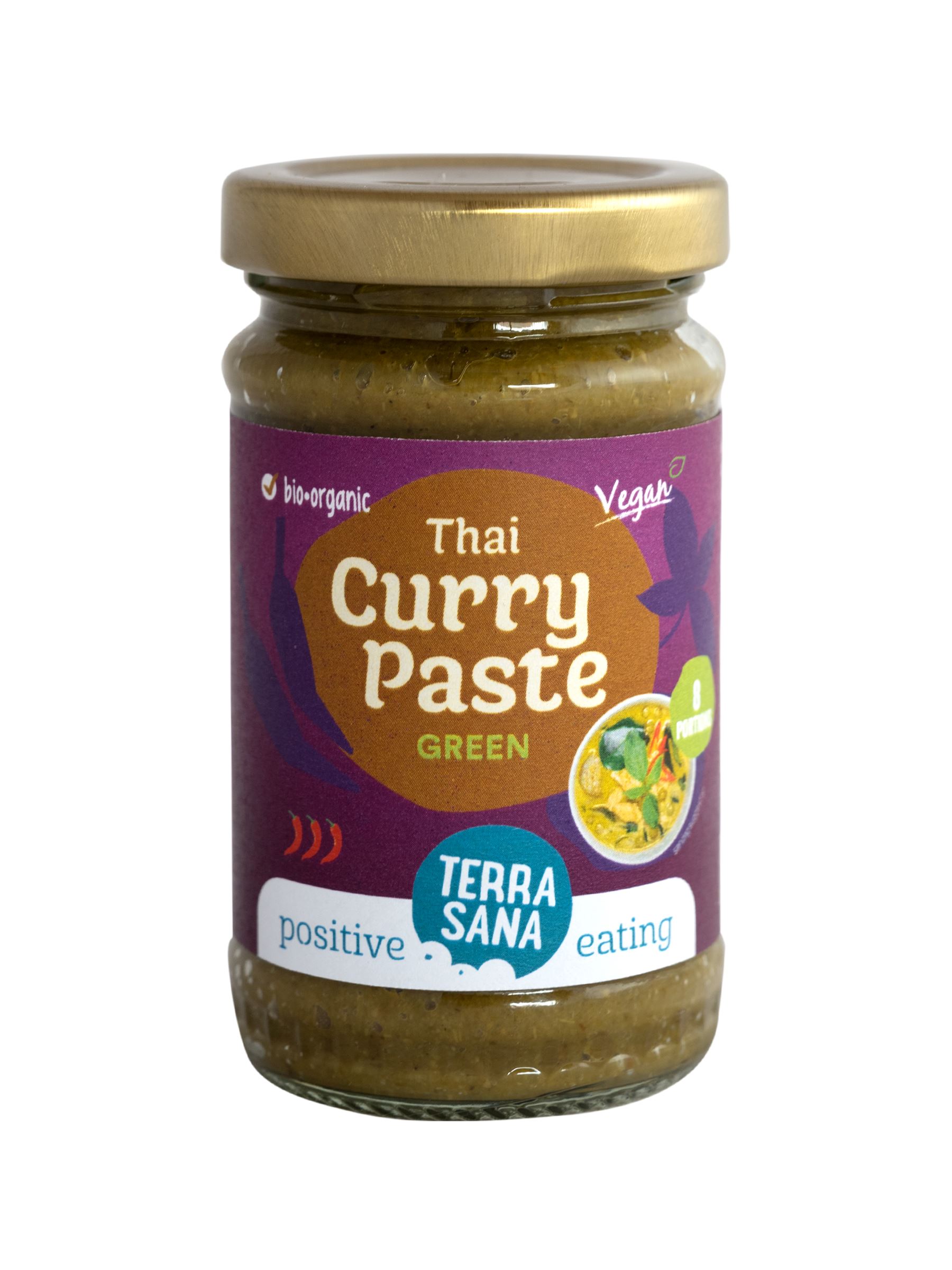 SALSA PASTA CURRY VERDE BIO 120 gr-TERRASANA