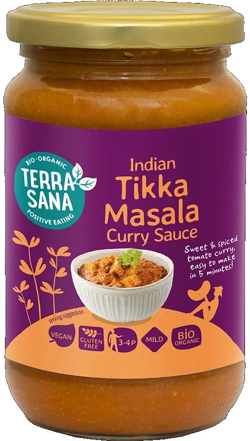 SALSA CURRY TIKKA MASALA BIO 350 gr-TERRASANA