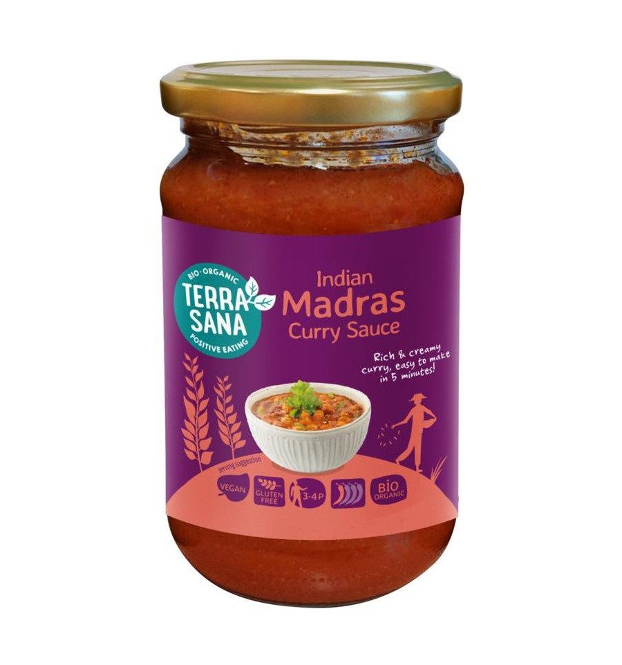 SALSA CURRY MADRAS BIO 350 gr-TERRASANA