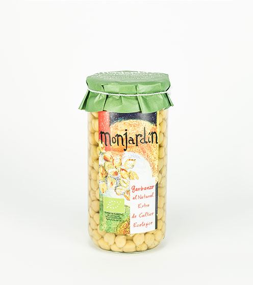 GARBANZOS ECO FRASCO 720ml-MONJARDIN