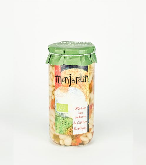 ALUBIAS CON VERDURAS ECO FRASCO 720ml-MONJARDIN