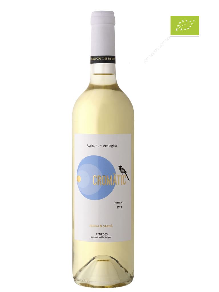 VINO CROMATIC MUSCAT DE LLAGRIMA ECO 750ml.